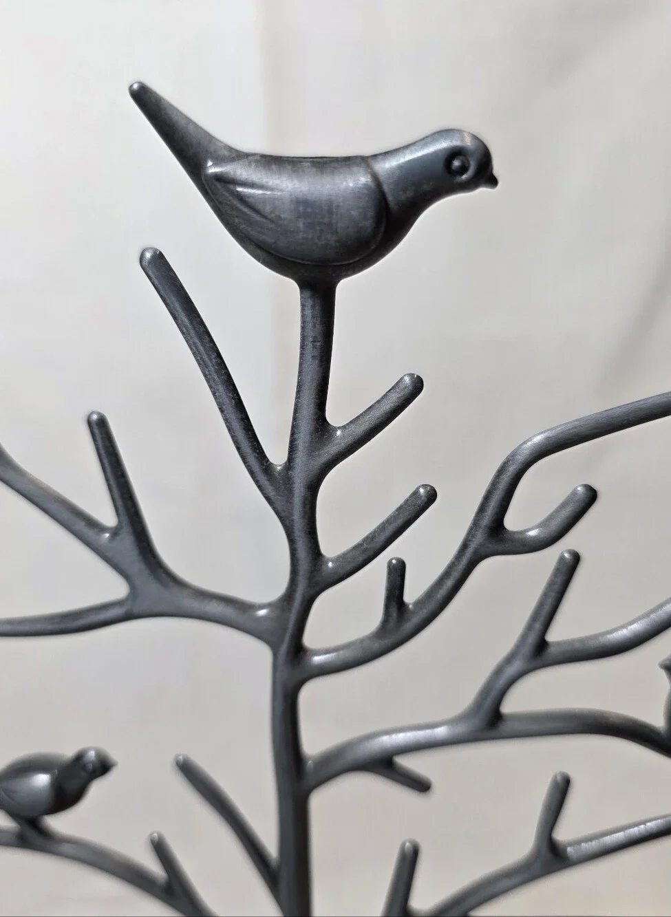 Liz Claiborne Pewter Metal Bird Jewelry Tree